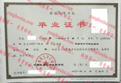 中国地质大学江城学院毕业证样本