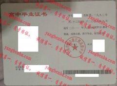 上海市民办新江湾高级中学毕业证样本