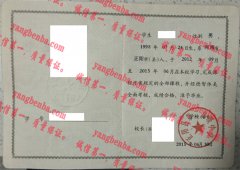 正阳县第二高级中学毕业证样本