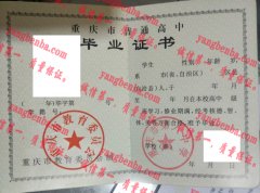 重庆市第八中学毕业证样本